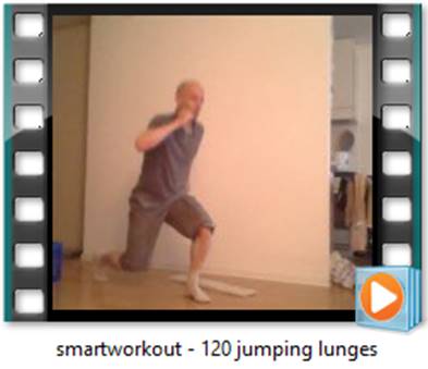 smartworkout - 120 jumping lunges
